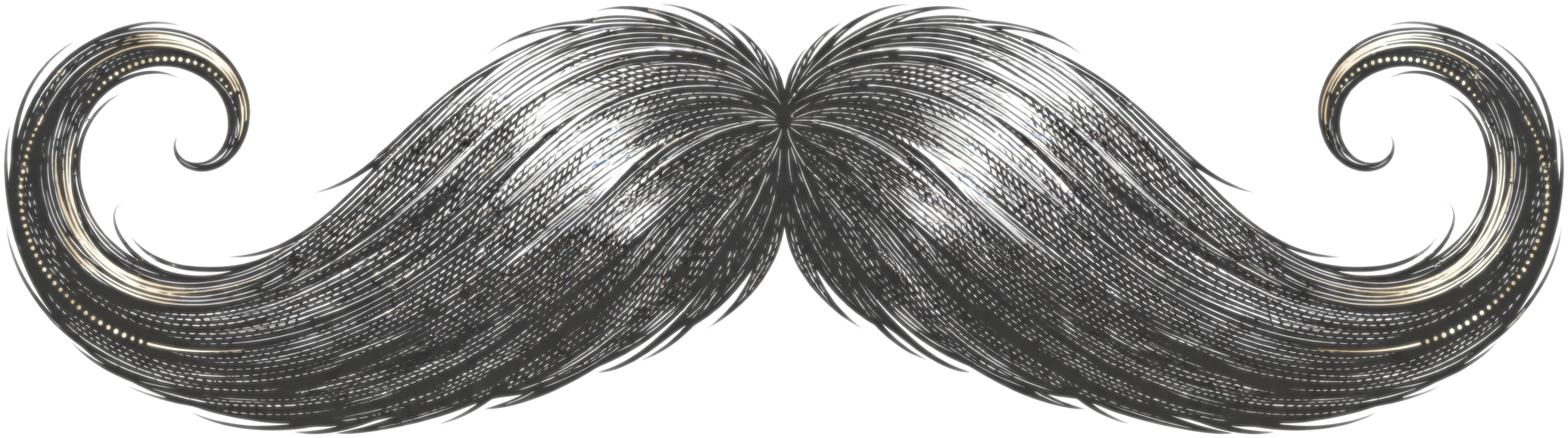 vivo hairstudio mustache logo